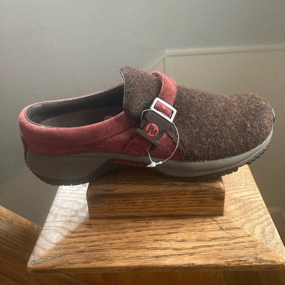 Merrell Encore Groove Wool Earth mule moc shoes WOMENS 6